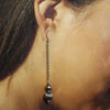 Silver Earrings by Navajo