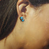 Turquoise Earrings by Effie Calavaza