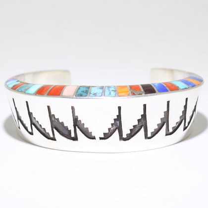 Inlay Bracelet by Lonn Parker 5-1/4