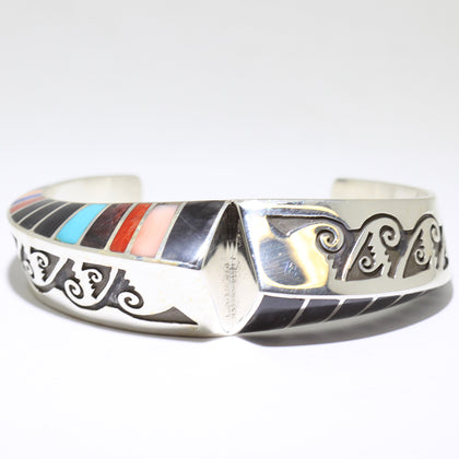 Inlay Bracelet by Lonn Parker 5-1/4