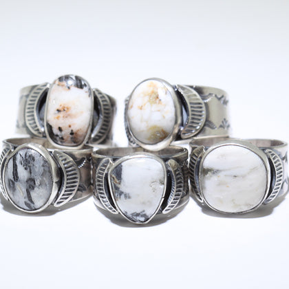 White Buffalo Ring by Arnold Goodluck