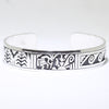 Silver Bracelet by Clifton Mowa 5-3/4"