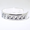 Silver Bracelet by Clifton Mowa 5-3/4"