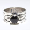 Onyx Ring by Arnold Goodluck- 10.5