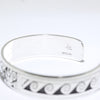 Silver Bracelet by Clifton Mowa 5-3/4"