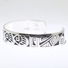 Silver Bracelet by Clifton Mowa 5-3/4"