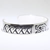 Silver Bracelet by Clifton Mowa 5-3/4"