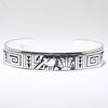 Silver Bracelet by Clifton Mowa 5-3/4"