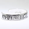 Silver Bracelet by Clifton Mowa 5-3/4"