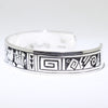 Silver Bracelet by Clifton Mowa 5-3/4"