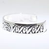 Silver Bracelet by Clifton Mowa 5-3/4"