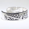 Silver Bracelet by Clifton Mowa 5-3/4"