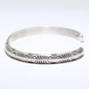 Silver Bracelet by Arnold Goodluck 5-1/4"