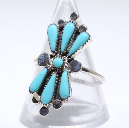 Inlay Ring by Zuni- 8.5