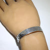 Silver Bracelet by Clifton Mowa 5-3/4"