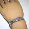 Silver Bracelet by Clifton Mowa 5-3/4"