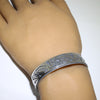 Silver Bracelet by Clifton Mowa 5-3/4"