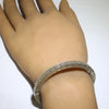 Silver Bracelet by Lyle Secatero 5-3/4"