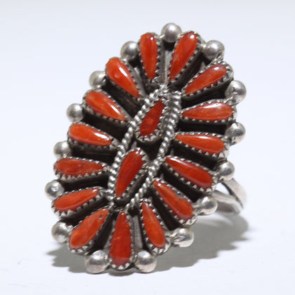 Coral Ring by Navajo- 9