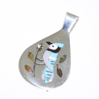 Inlay Pendant by Zuni