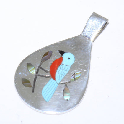 Inlay Pendant by Zuni