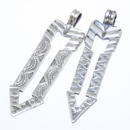 Silver Feather Pendant by Bo Reeves