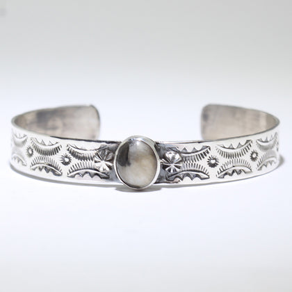 W. Buffalo Bracelet by Arnold Goodluck 5-1/2