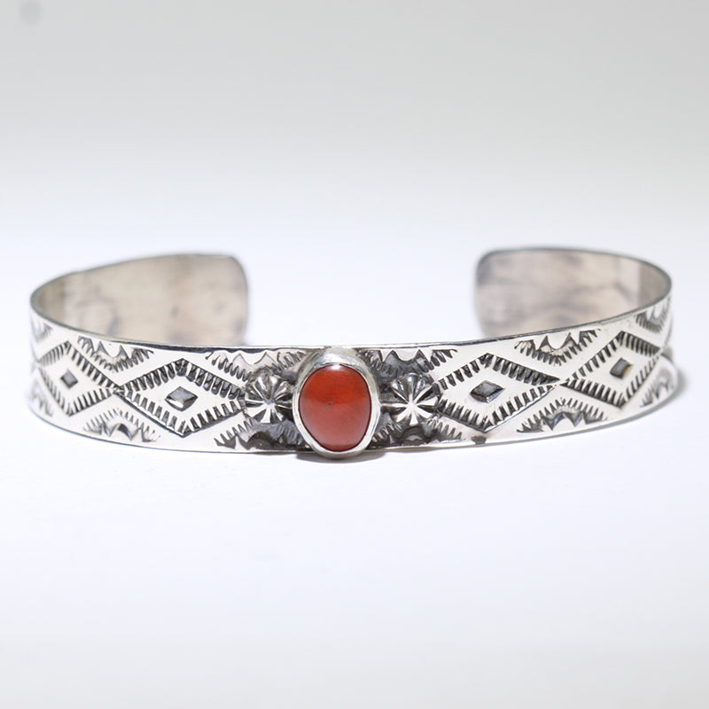 アクセサリー Navajo / silver bangle Arnold Good luck NAVAJO AG stamped Arnold Goodluck Stampwork Bangle SILVER