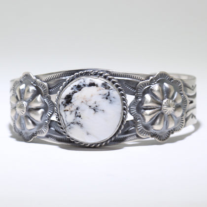 W. Buffalo Bracelet by Arnold Goodluck 5-1/2