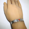 Coral Bracelet by Arnold Goodluck 5-1/2"