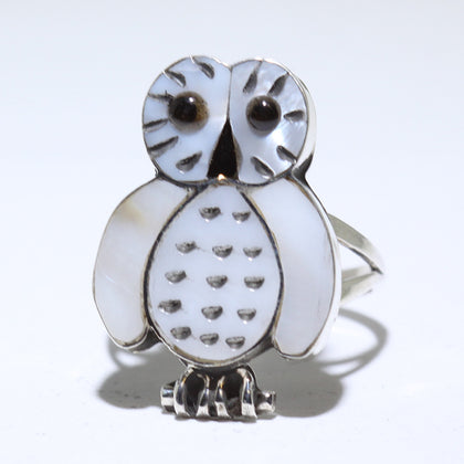 Owl Ring by Zuni