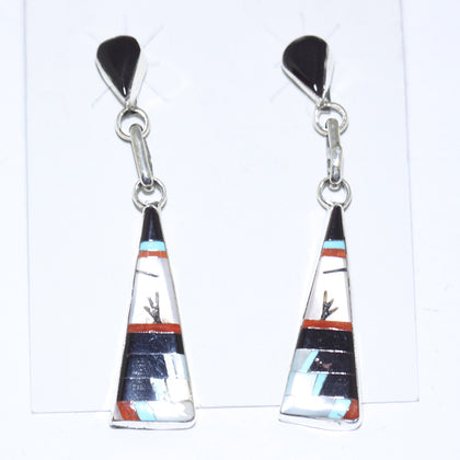 Inlay Earrings by Zuni