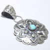 Turquoise Pendant by Tim Yazzie