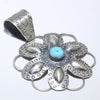 Turquoise Pendant by Tim Yazzie