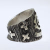 Silver Ring by Kee Yazzie- 10