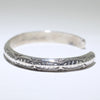 Silver Bracelet by Arnold Goodluck 5"