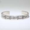 Silver Bracelet by Arnold Goodluck 5-3/4"