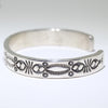 Silver Bracelet by Arnold Goodluck 5-3/4"