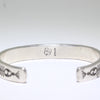 Silver Bracelet by Arnold Goodluck 5-3/4"