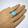 Blue Gem Ring by Lee Begay- 9.5