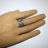 Silver Ring by Kee Yazzie- 8.5