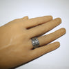 Silver Ring by Kee Yazzie- 7