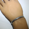 Silver Bracelet by Arnold Goodluck 5"