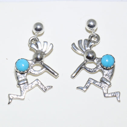 Turquoise Earrings by Navajo