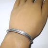 Silver bracelet by Navajo 5"