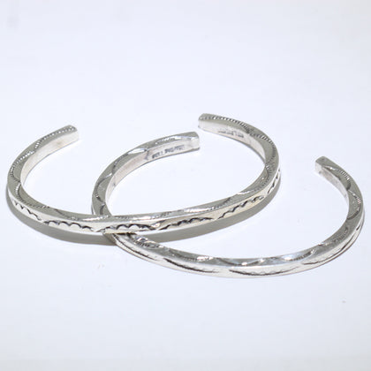 Silver Bracelet by Navajo 5