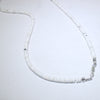 White Buffalo Heishi Necklace by Navajo