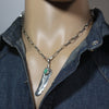 Feather Pendant by Harvey Mace