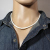 White Buffalo Heishi Necklace by Navajo