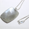 Silver Pendant by Norbert Peshlakai
